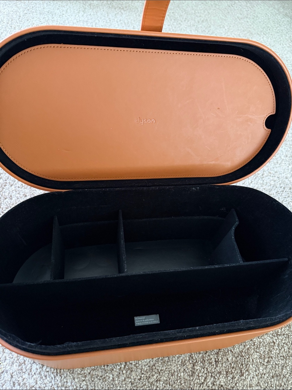 Dyson Airwrap Leather Accessory Storage Case Only